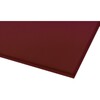 Plaque d’élastomère MVQ silicone brun-rouge L 7220 spécialement pour basses températures dans le domaine alimentaire 1mm